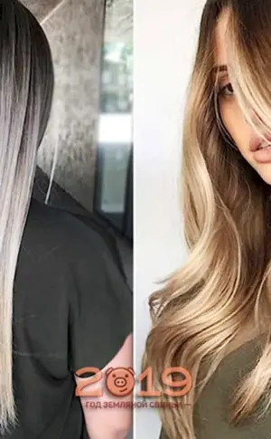 Balayage ombré shatouche