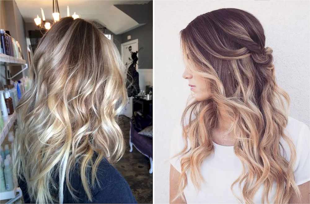 Ombre balayage shatush