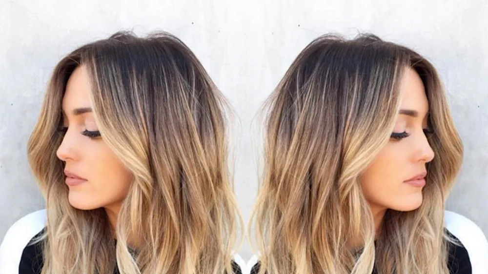 Ombré balayage for blonde hair