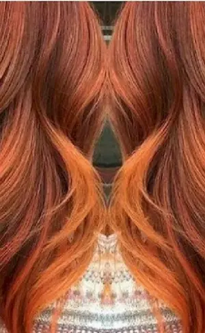 Balayage Red Bob