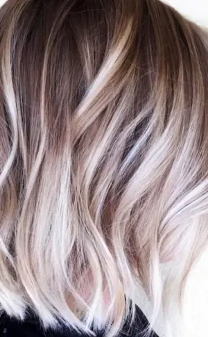 Balayage shatush bob blonde