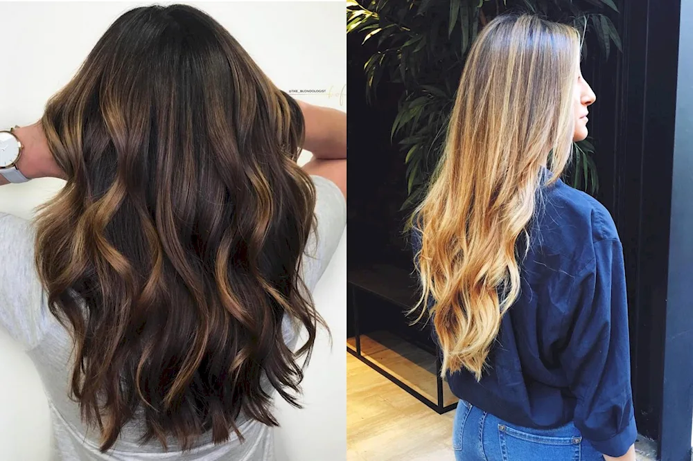 Cascade balayage