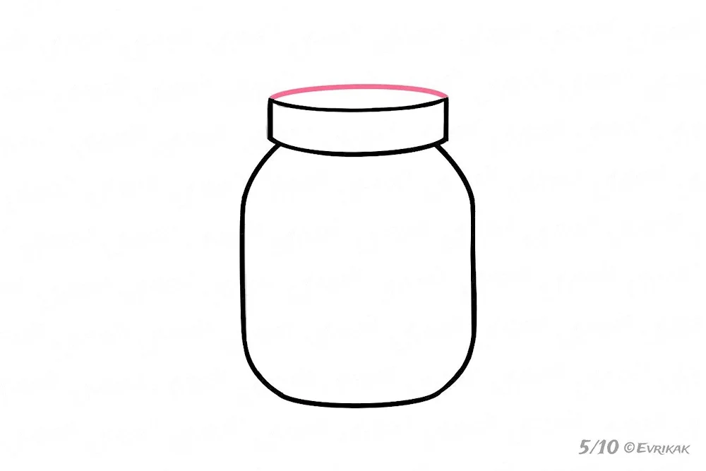 Jar for appliqué