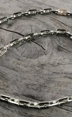 Baraka chain for men silver
