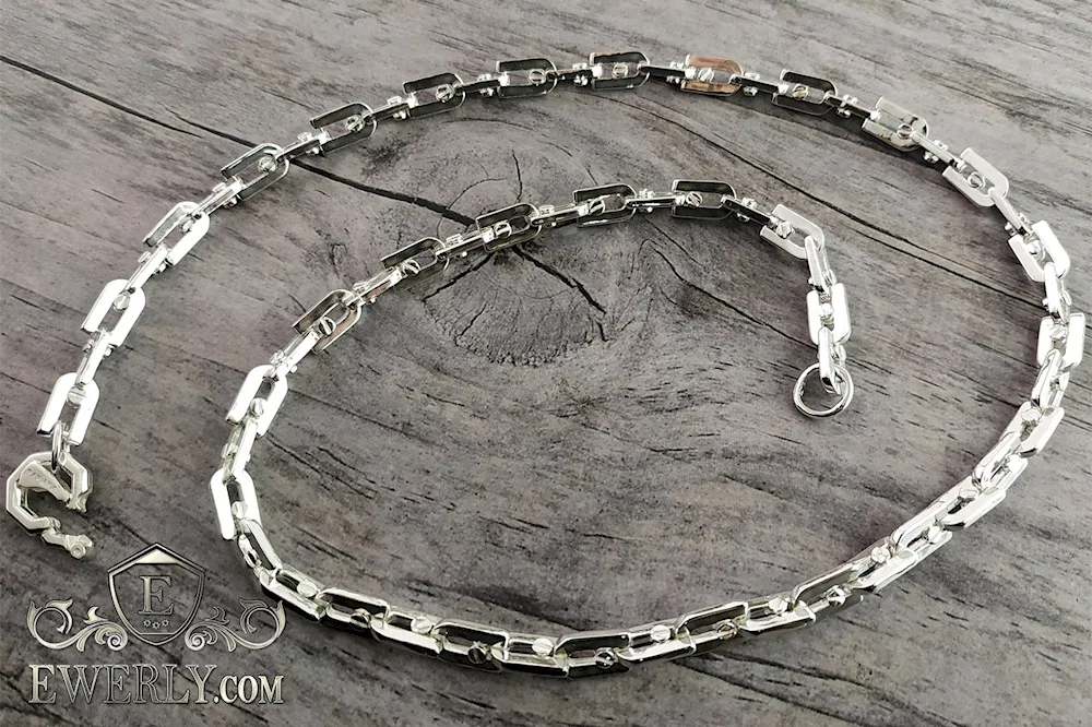 Baraka chain for men silver