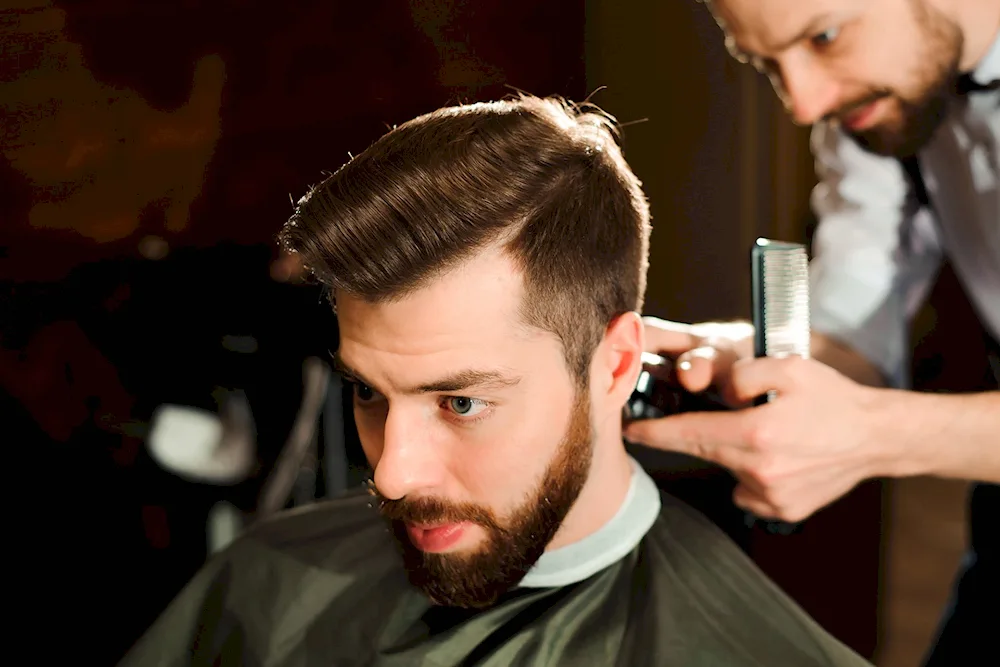 Barber hairstyle for men