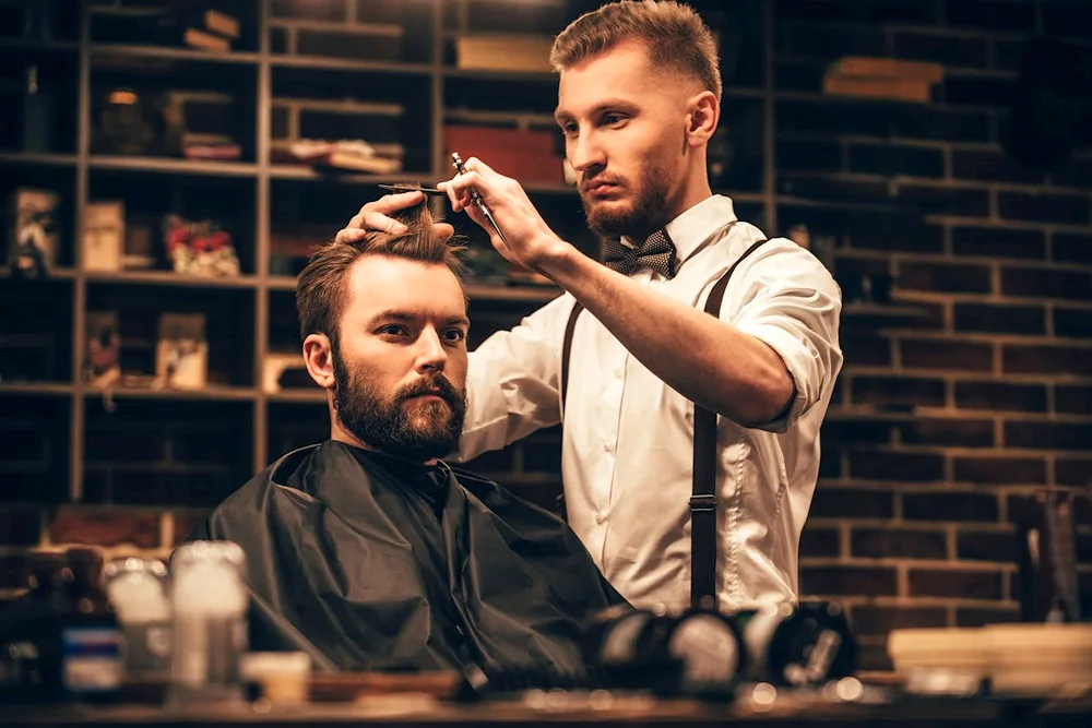 Oldboy barbershop beard haircut