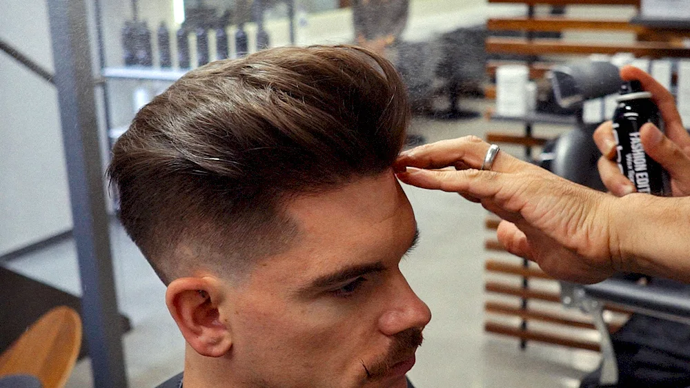 Barbershop haircut