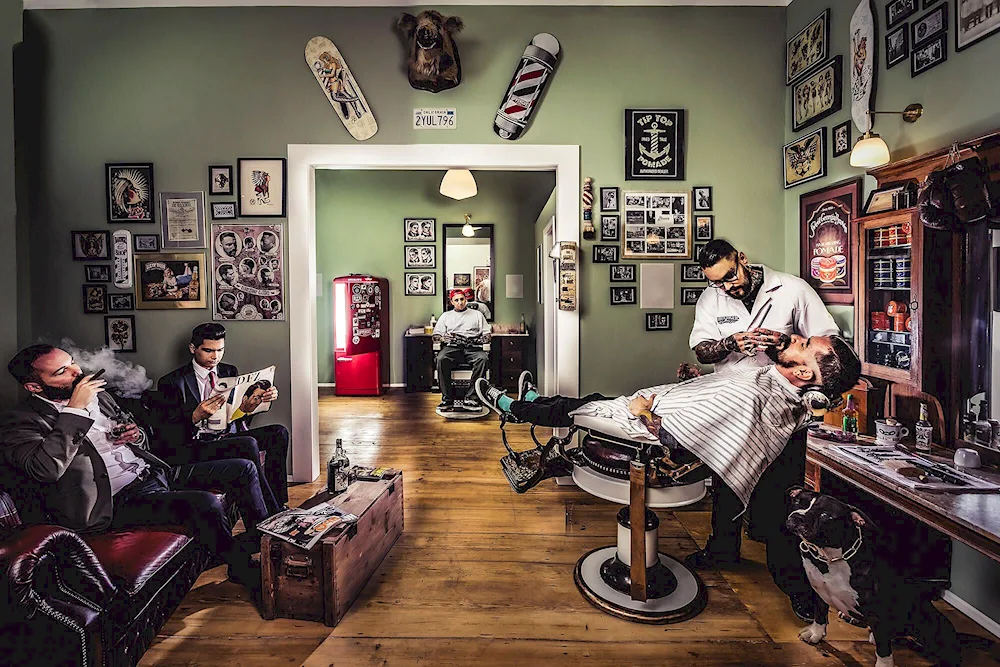 Barber haircuts