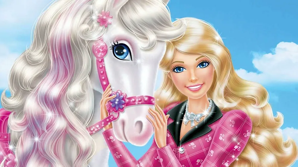 Barbie and her sisters in the pony tale film 2013