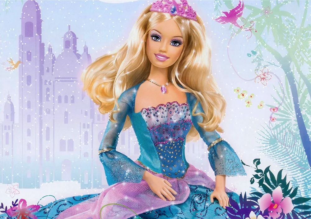 Barbie cartoons princess