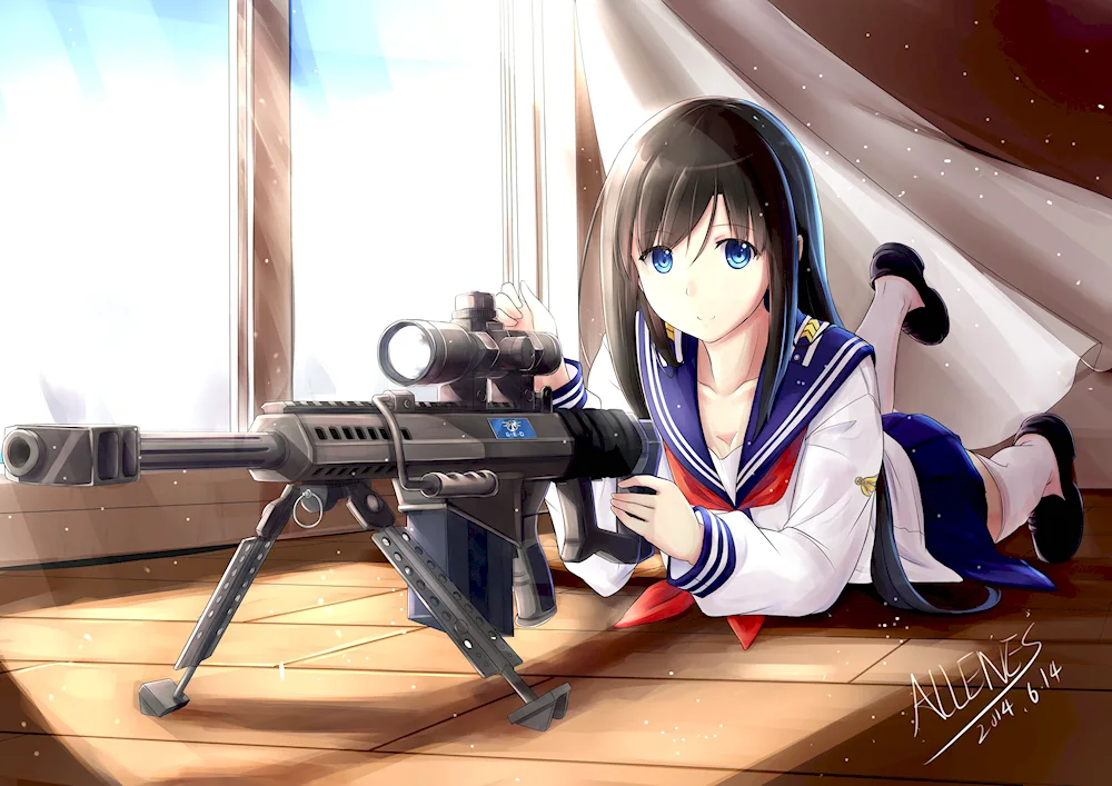 Barrett m82 anime