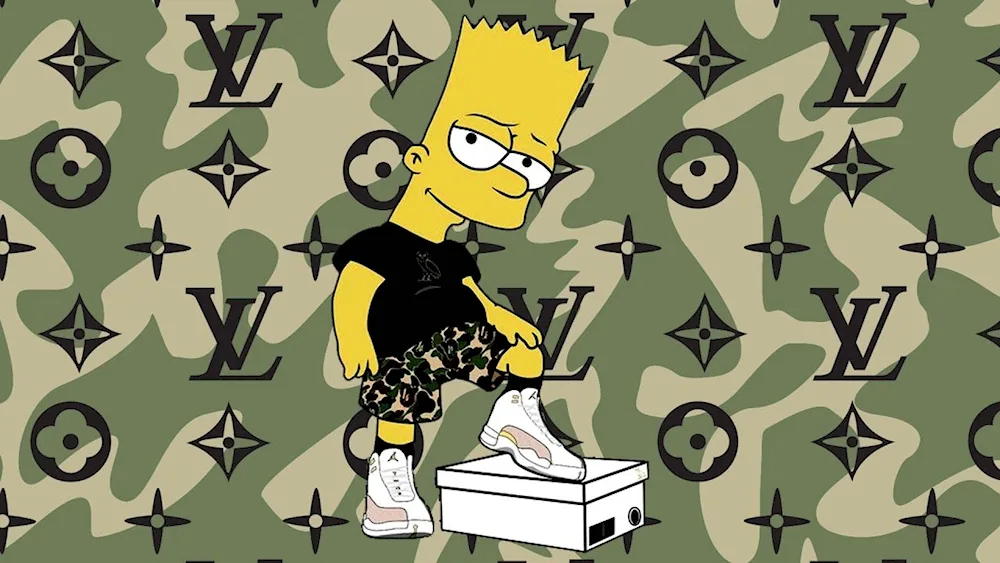 Bart simpson louis vuitton