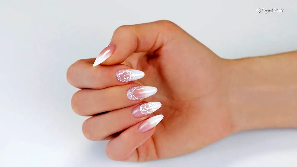 Ombré manicure on nails