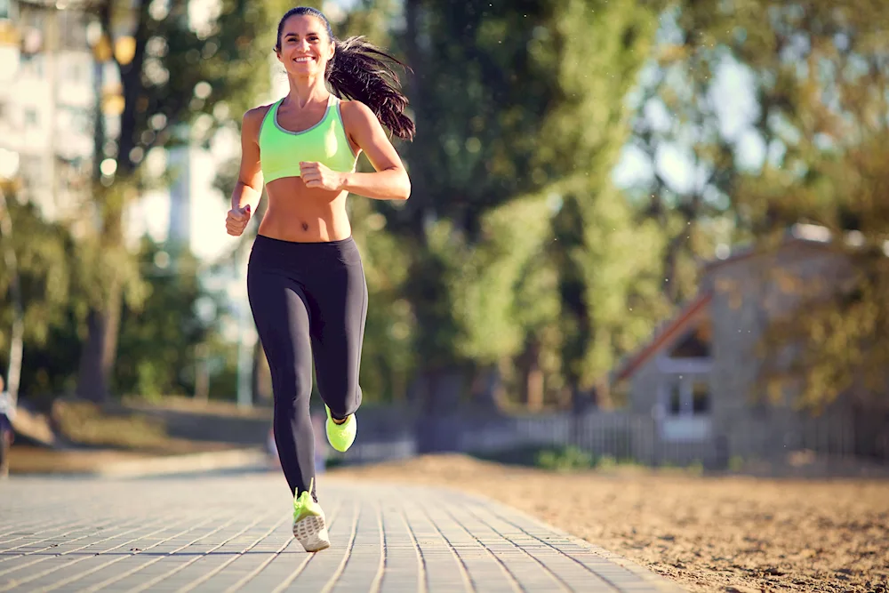 Girl running