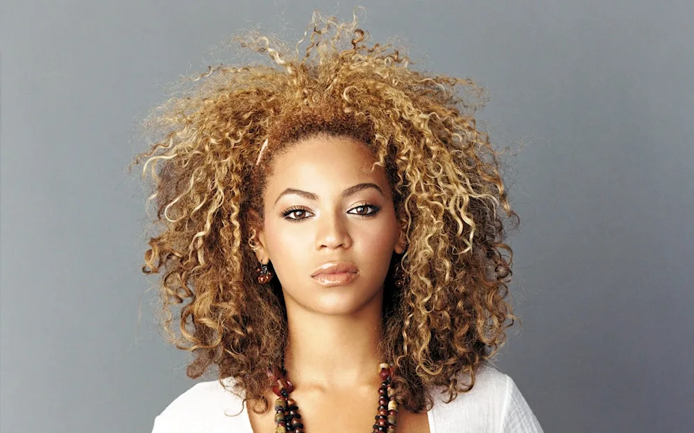 Beyonce Afro curls