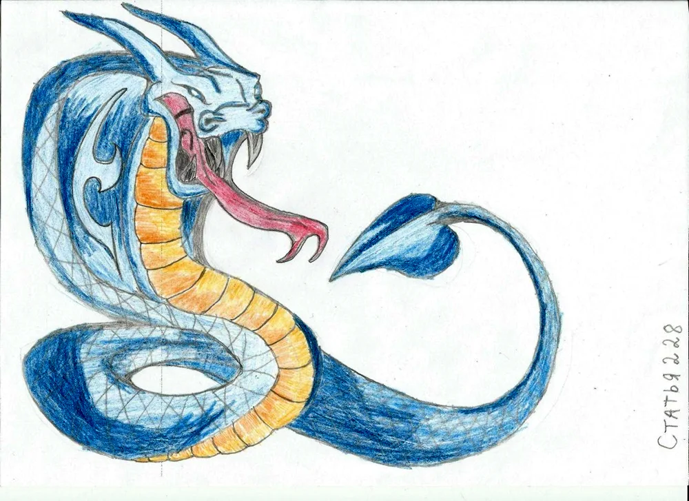 White snake anime