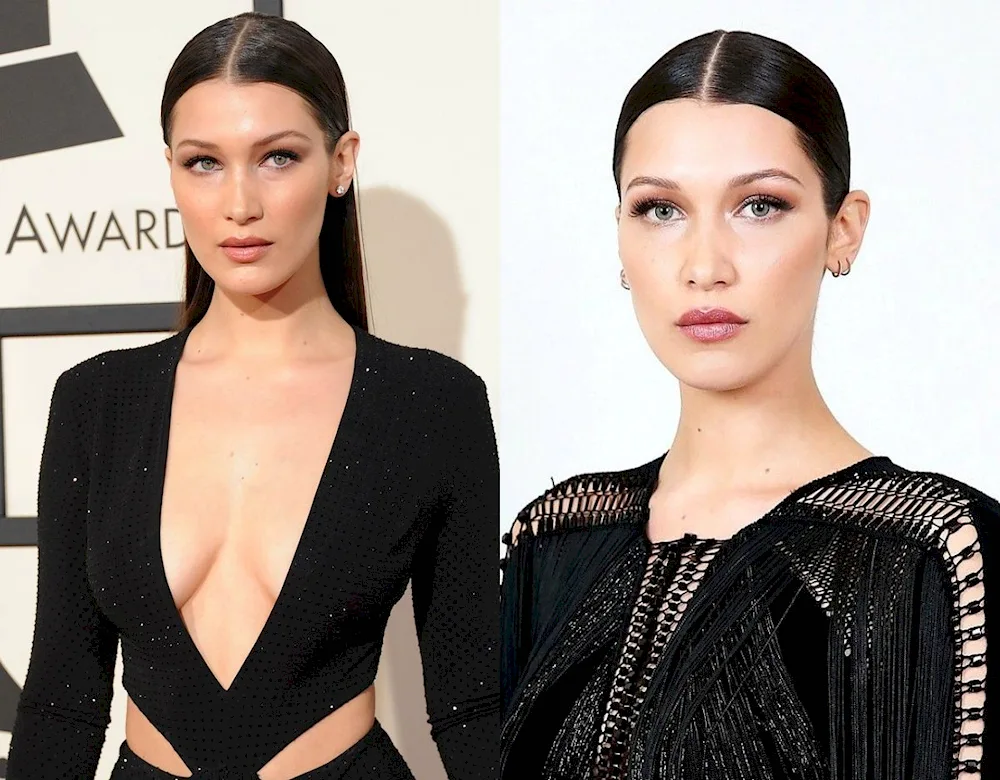 Bella Hadid's bun