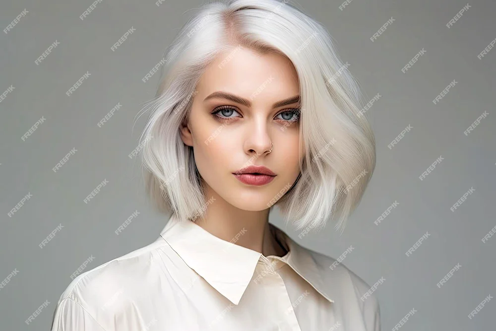 White hair