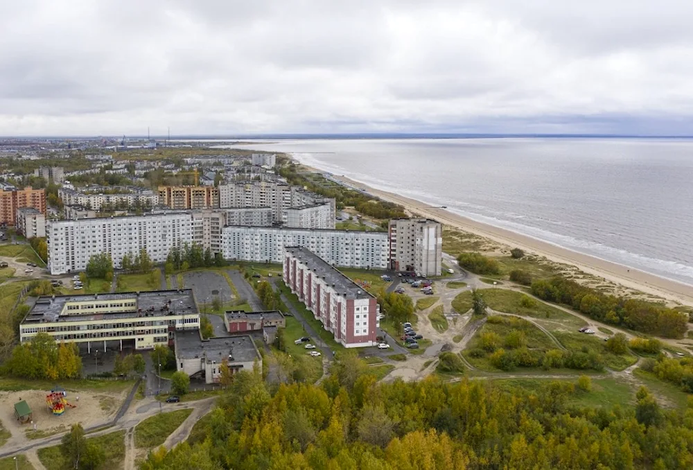 Severodvinsk embankment Yagry zi