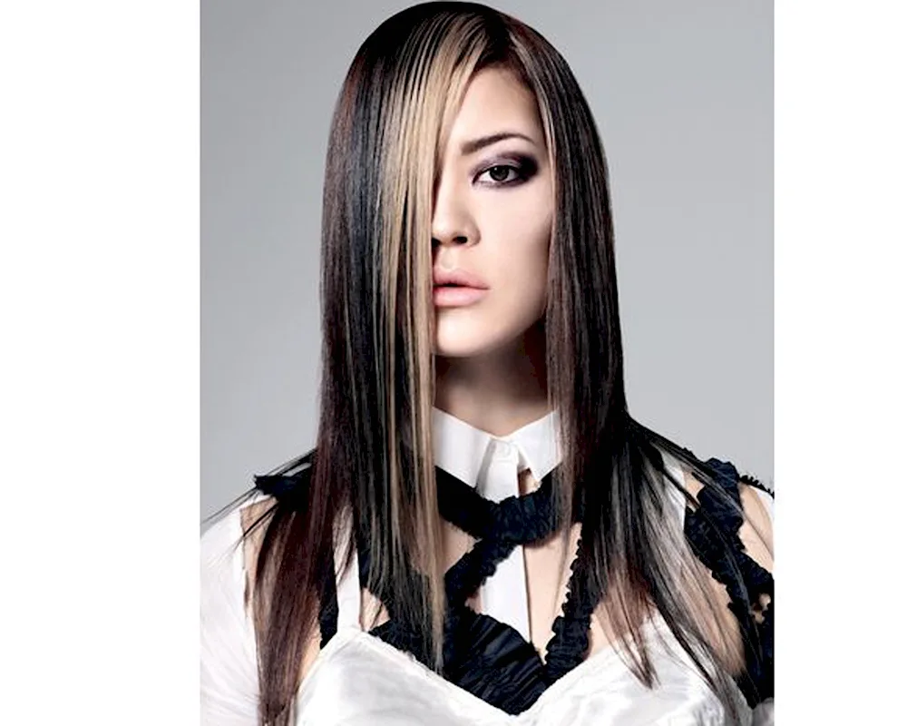 White strands. strands