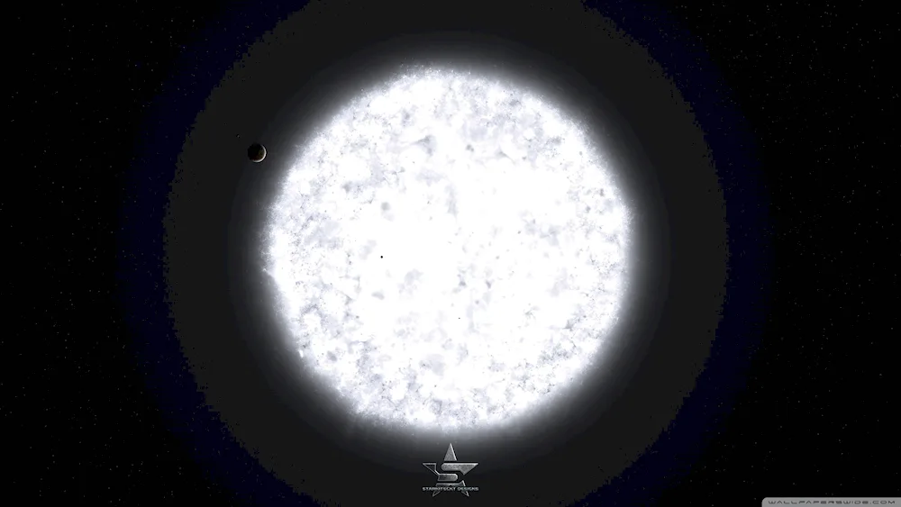 White dwarf star Sirius