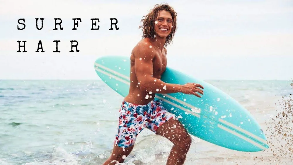 Surfer haircut