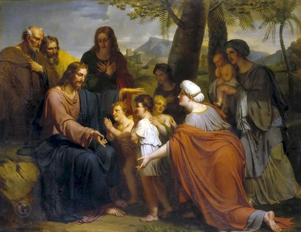 Benjamin West Christ Blessing the Children