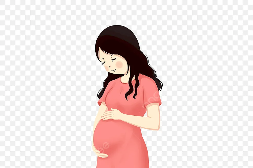 Pregnant cartoon