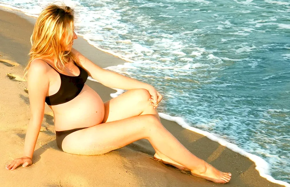 Pregnant on the sea