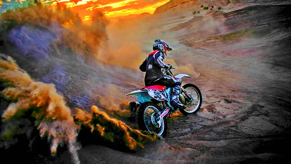 Burnout enduro