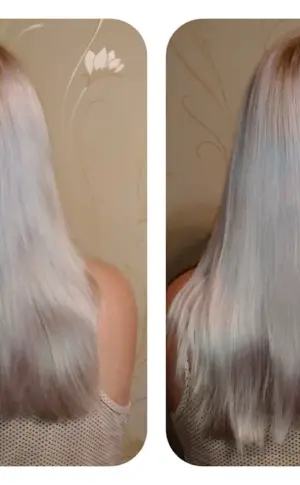 Colourless hair toning