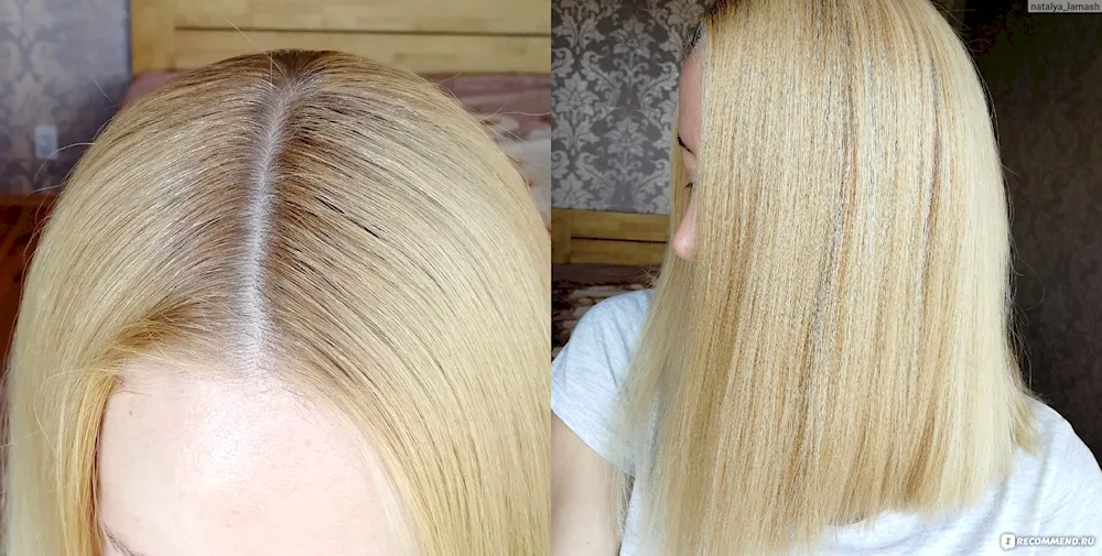 Colourless hair toning