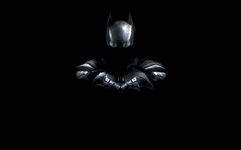 Batman on dark background