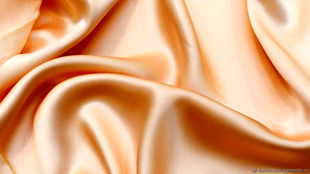 Beige silk fabric