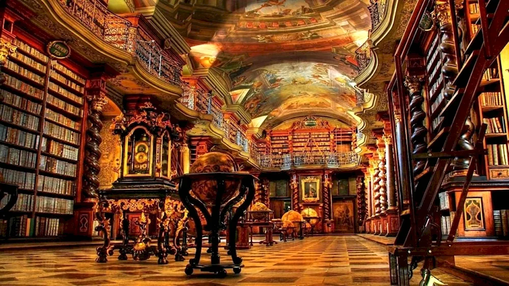 Library in Prague Clementinum