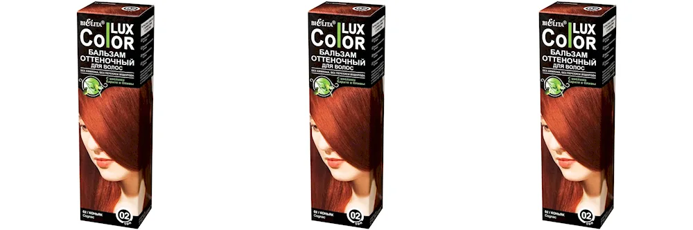 Dark russet copper hair colour