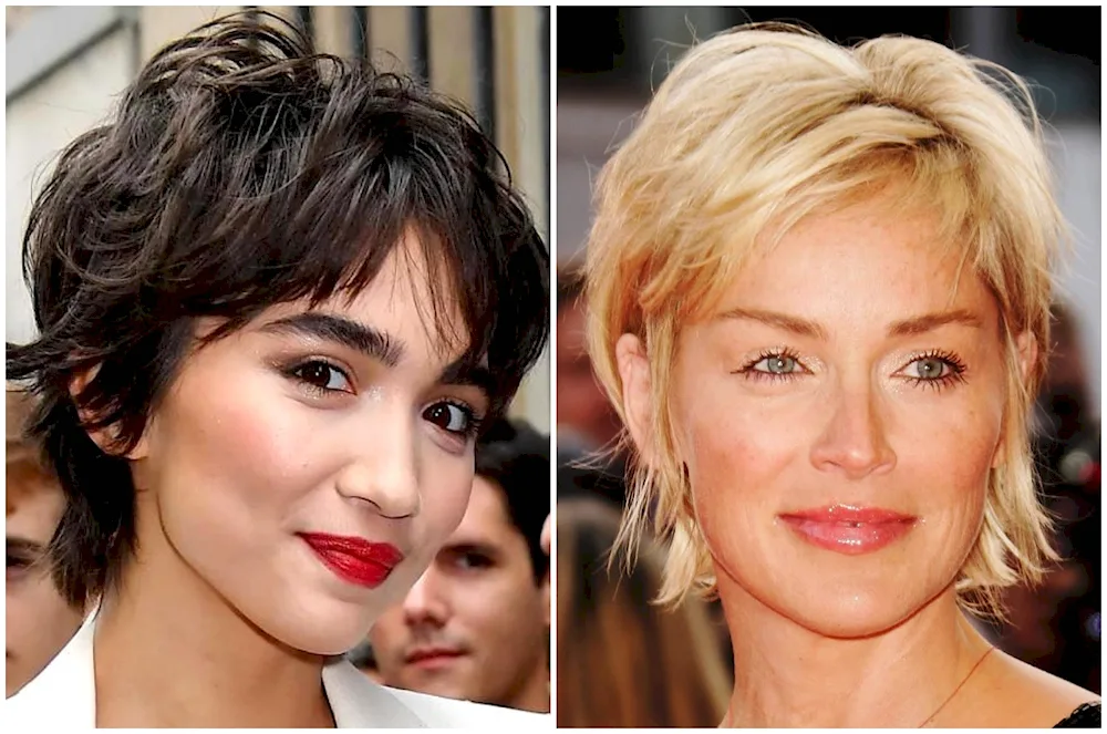 Bixie haircut on short hair