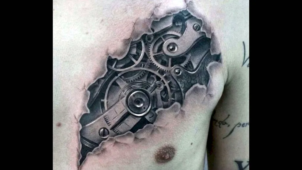 Biomechanics tattoo