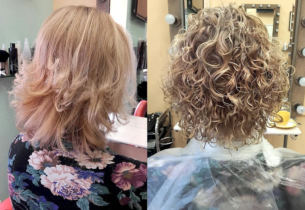 Bio curl Curving bob