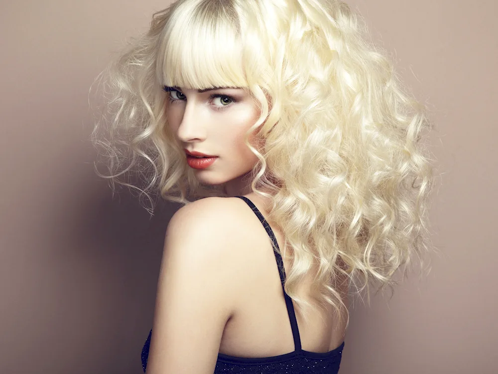 Bio curl on blond