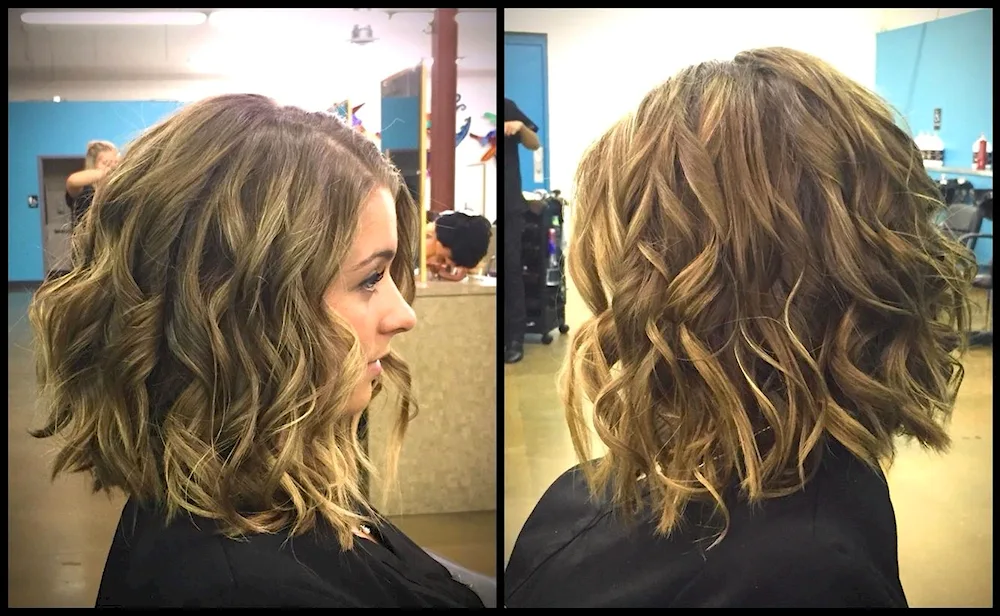 Dianna Agron kare curls