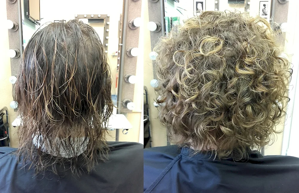 Bio curl carving bob