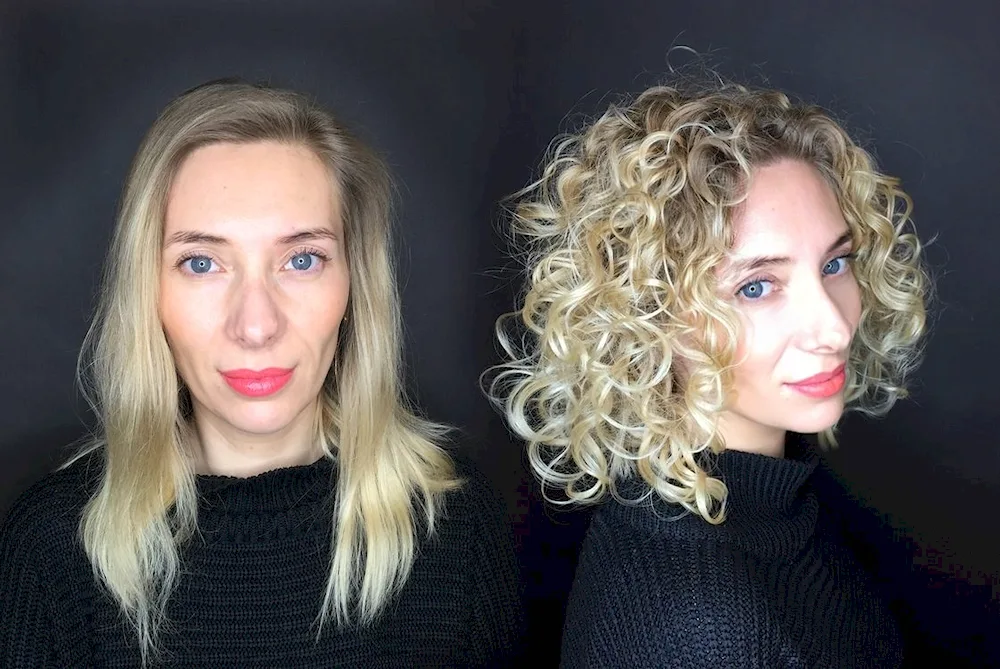 Bio curl Carving bob