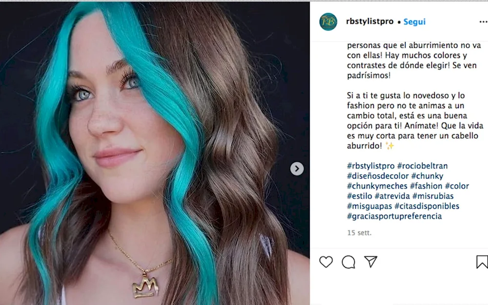 Multicoloured strands