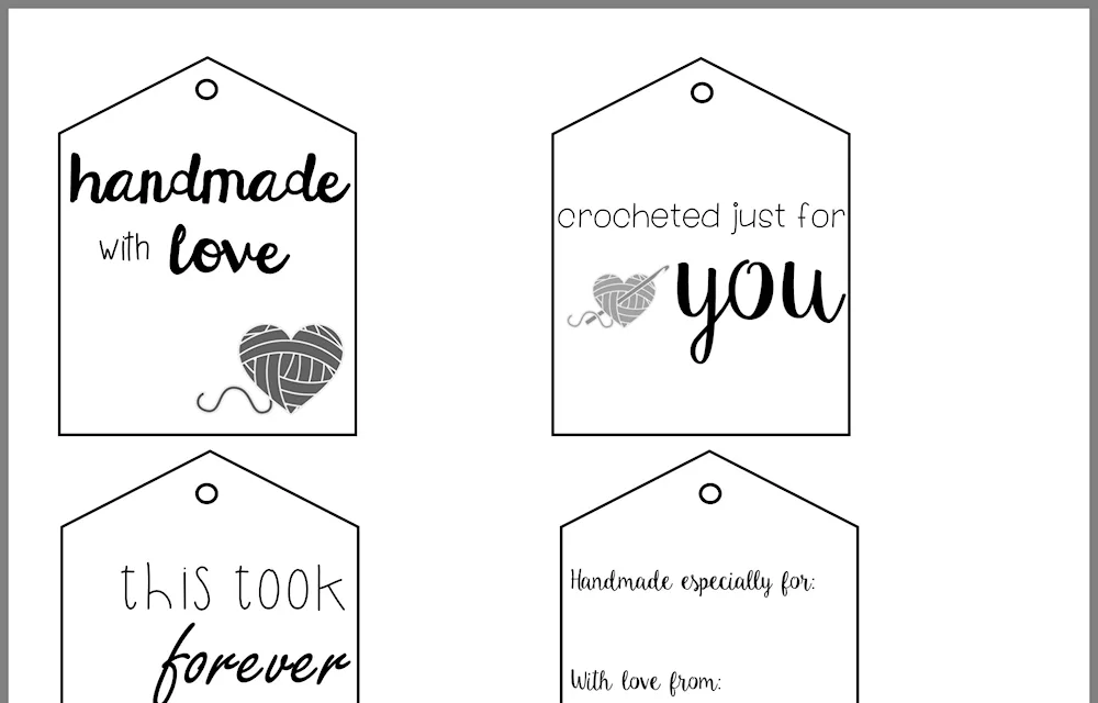 Scrapbooking labels