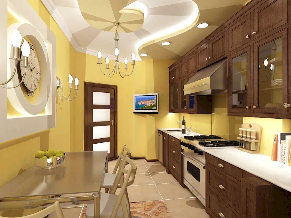 Budget kitchen interior