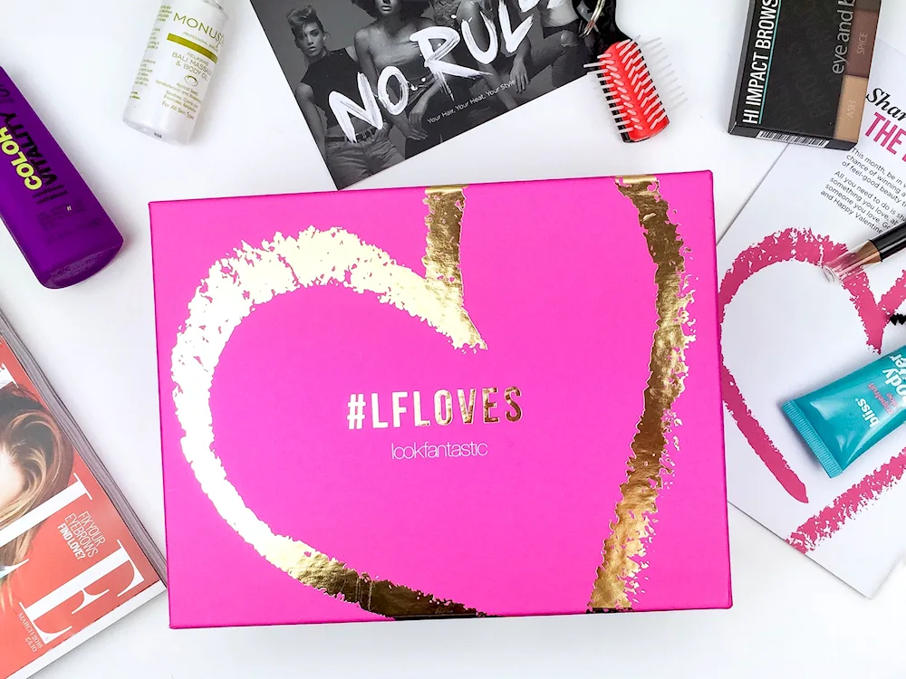 Beauty box lettering