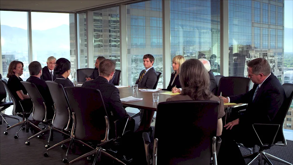 People at the meeting
