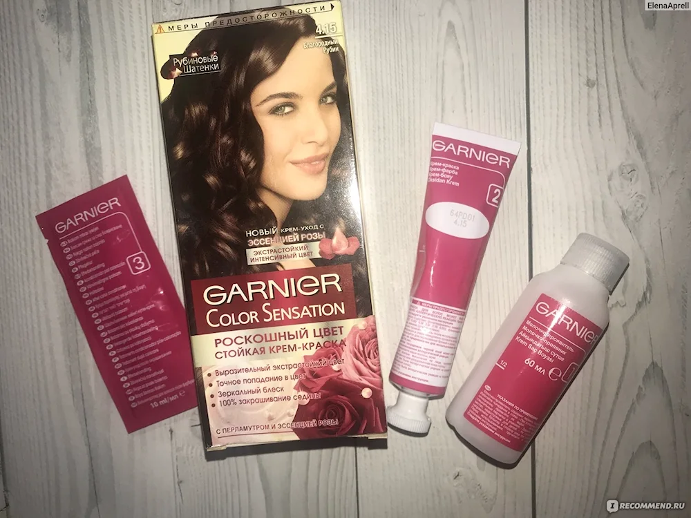 Garnier hair colour 4 15 noble Ruby
